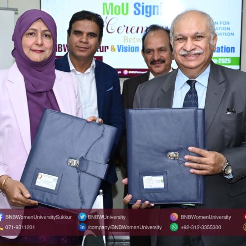 MoU Signing Ceremony Held Between BNBWU and Vision For Education Foundation