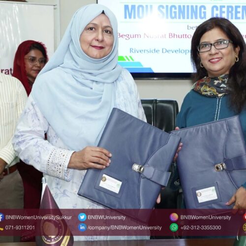 MoU Signing Ceremony between BNBWU and Riverside Development Organization (RDO)
