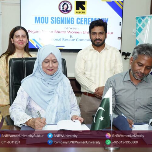 BNBWU Signing Ceremony between BNBWU and International Rescue Committee (IRC)