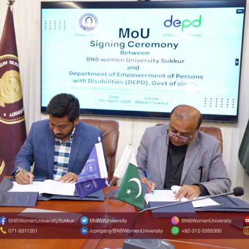 BNBWU Signs MoU with DEPD for student Training and Internship opportunities