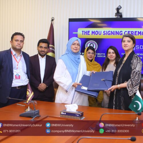 BNBWU Signs MoU with SDPI to strengthen Policy and Research Collaboration