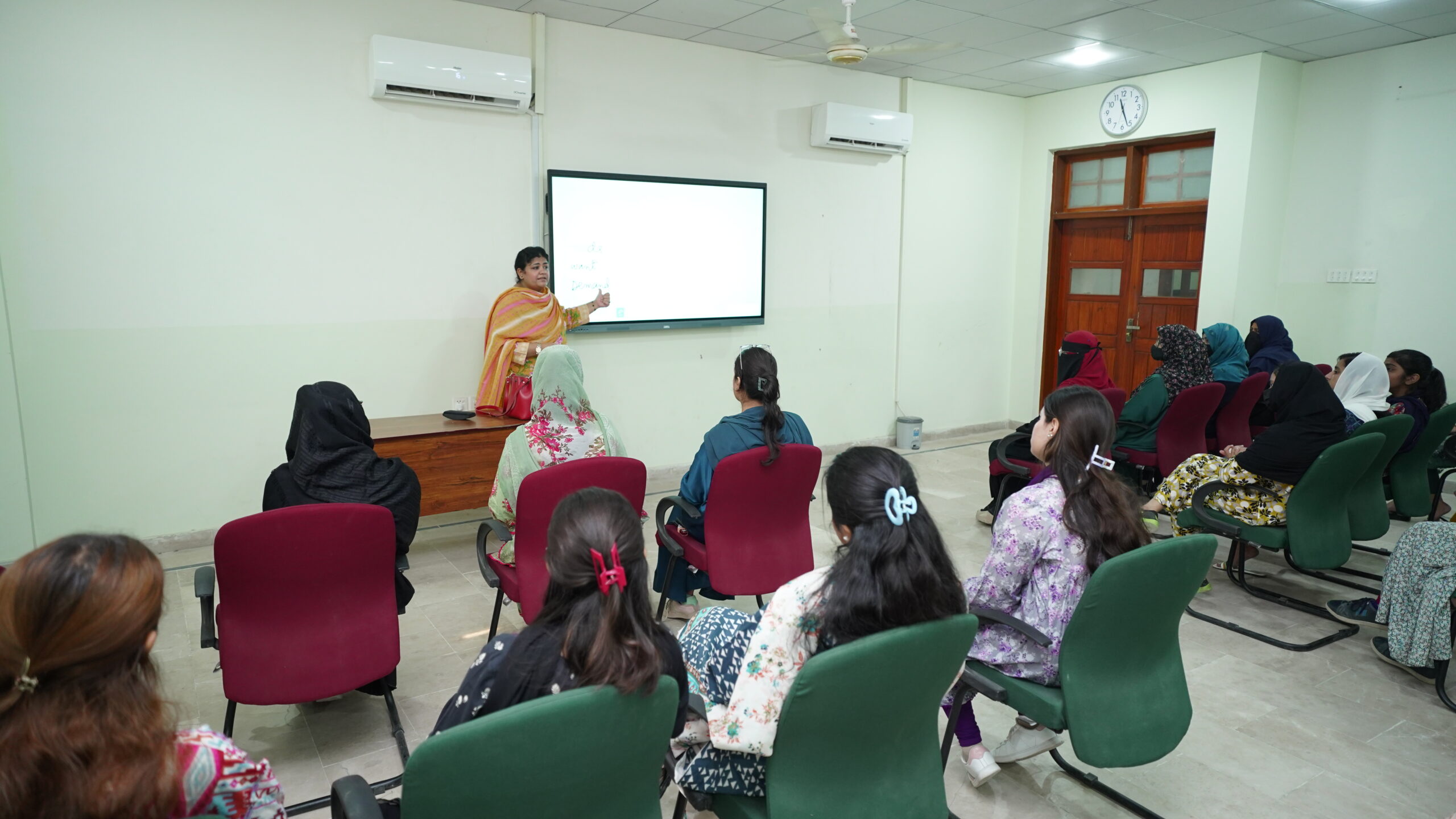 Faculty Member Teaching Class